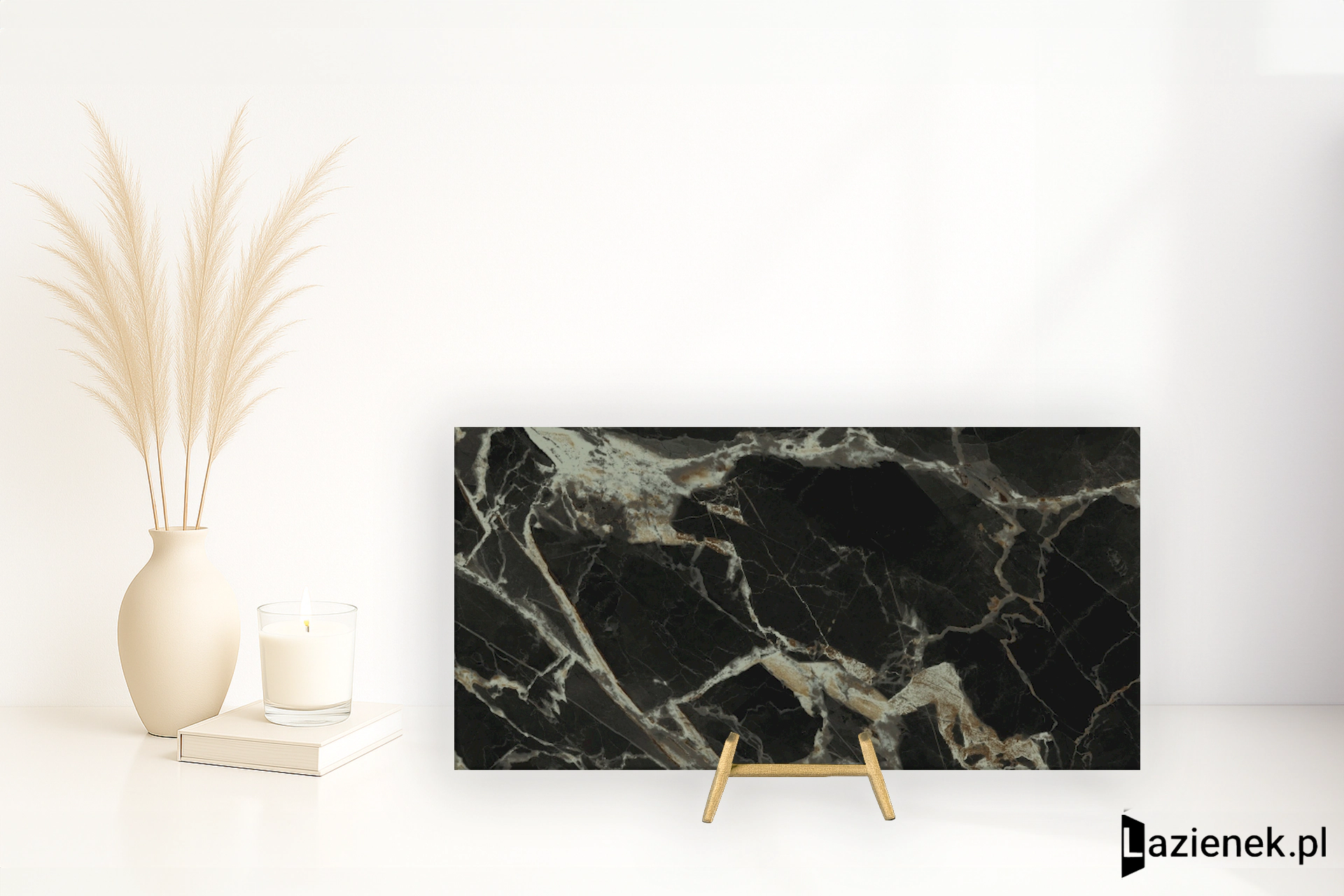 La Fabbrica Ava Black Gold Black Gold matowa 60x120 cm gr. 9 mm - płytka rektyfikowana / (L)276101